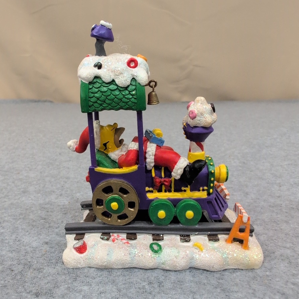 The Simpsons Christmas Express Asleep at the Wheel Homer Santa Train Figure 2003 - Picture 3 of 5